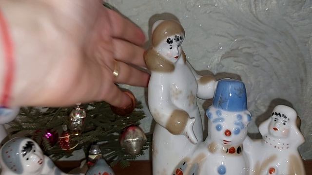 В лесу родилась елочка I фарфор Зимний дворик  Полонский ЗХК