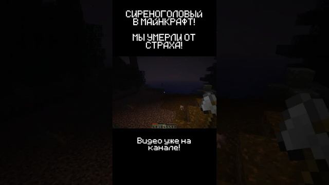 ОН ХОЧЕТ МЕНЯ УБИТЬ! СИРЕНОГОЛОВЫЙ В MINECRAFT! ч12