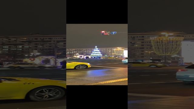 Москва, Тверская улица. Очень новогодняя улица Тверская
