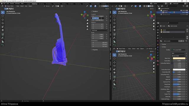 Как подготовить модель из Blender для загрузки на 3ddd?