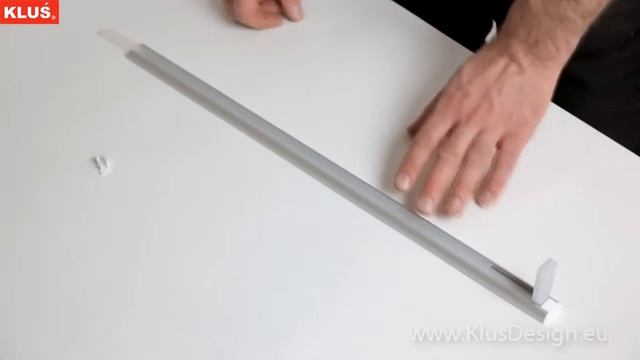 Накладной алюминиевый профиль Klus PHS-A-2000-Anod [30х7mm]