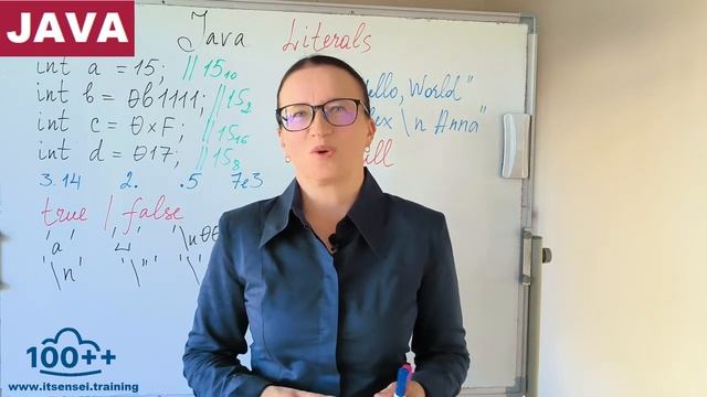[Java] Literals (Литералы) // Программирование для начинающих. https://www.itsensei.training