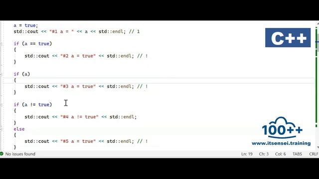 [C++] Boolean Type // Программирование для начинающих. https://www.itsensei.training