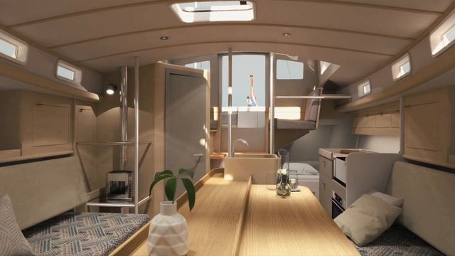 Bestevaer 36 Sailing Yacht animation  KM Yachtbuilders