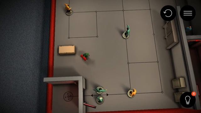 Hitman GO - Level 5 [Curtains Down] - Walkthrough/Let's Play/Hints/Gameplay #9 - HD