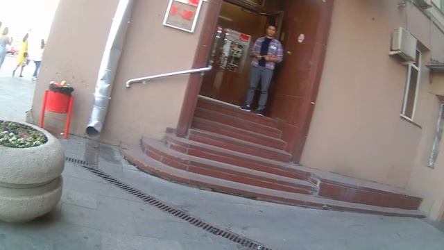 На велосипеде в центре Москвы.
Сентябрь 2018.