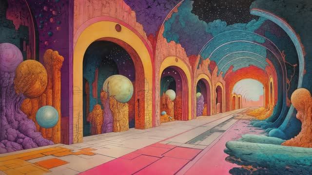 Space Lofi 🧑-🚀-- Sci Fi Chill Hip Hop and Lofi Mix 🌌 -- Relaxed Vibes For a Space Trip
