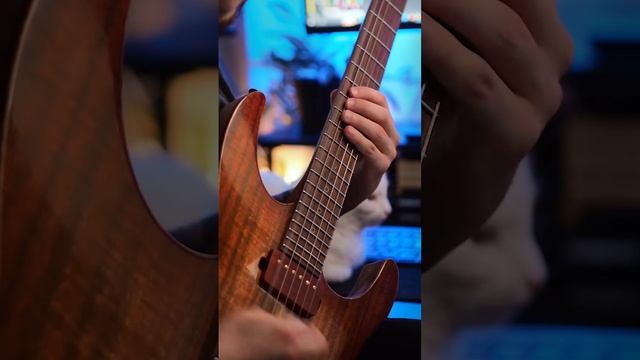 учимся играть на гитаре.