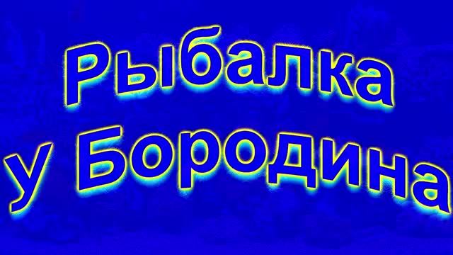 Рыбалка у Бородина 26 04 2019