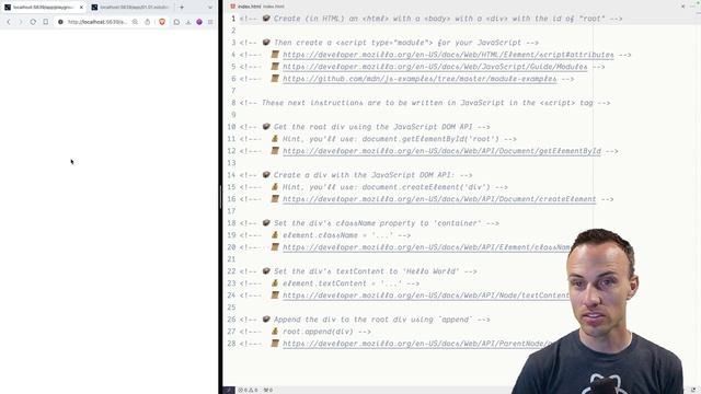 [Epic React] 002 Hello World in JS _ Epic React by Kent C. Dodds