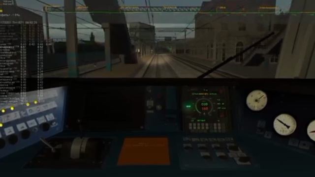 Электричка подъезжает к Новочеркасску