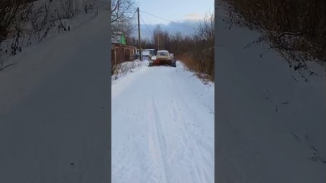 клин отвал для нивы. чистка снега ❄️