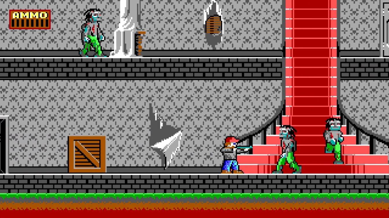 Dangerous Dave in the Haunted mansion (DOS) 1991