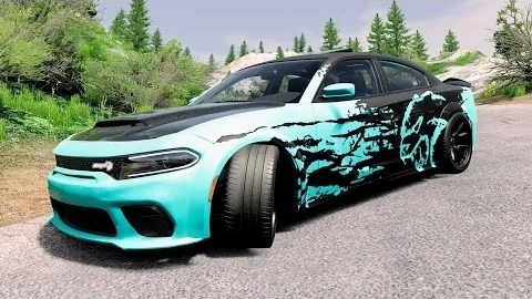 Опасные повороты на дороге #16 — BeamNG