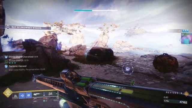 Destiny 2: Titan Stasis Surge build.