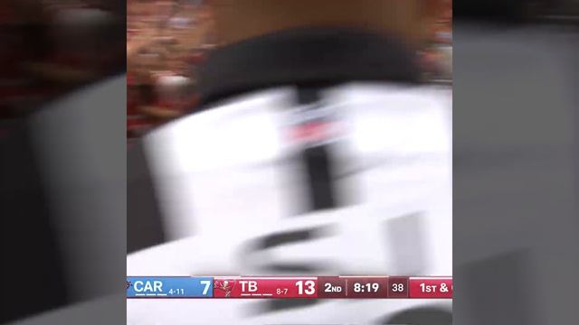 Mike Evans catches for a 1-yard Touchdown vs. Carolina Panthers