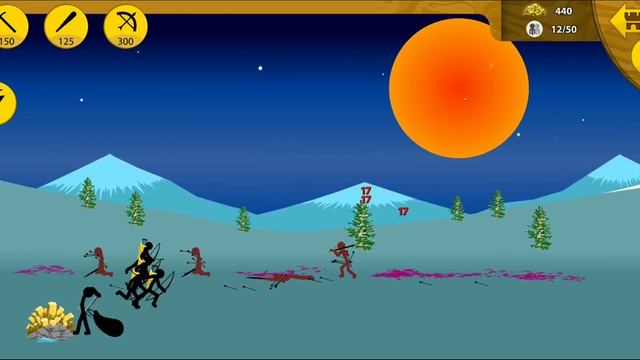 Stick War: Legacy. Сложность: Безумно. Победа над яромечниками. Выпуск №1.