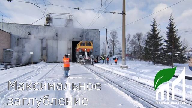 Испытания снегоочистительной техникой надежности кре