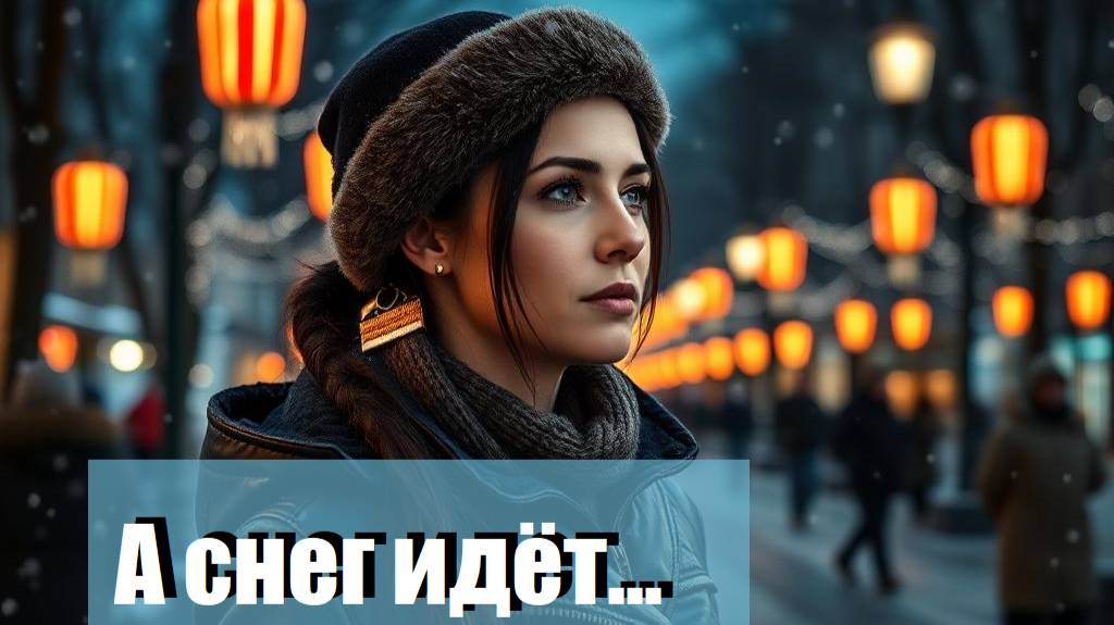 А снег идёт - MELODIX 3000 - Lyrics synth cover 2024
