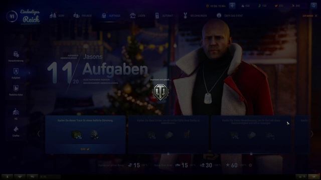 World Of Tanks. Новогоднее наступление. Задания Джейсона за ресурсы.