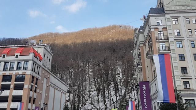 Роза-Хутор. Набережная.