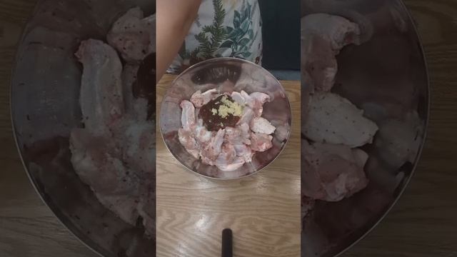 Крылья в соусе барбекю