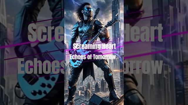 Screaming Heart - Echoes of tomorrow #ai #newmusic #shorts #metal #shortsvideo