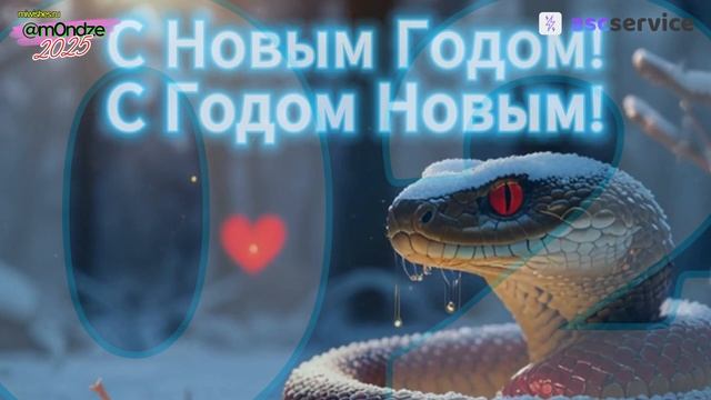 Гармония Снежного Змеиного леса 2025 Harmony Snow Snake Forest for New Year 2025 v093