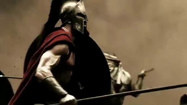 Эпизод битвы 300 спартанцев. АРИЯ.