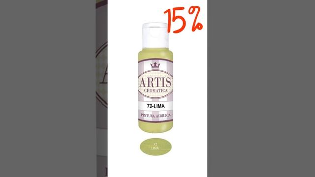 Pinturas Acrílicas con un 15% de Descuento 😍
