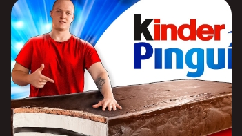 я сделал гигантский киндер PINGIN  весом 200 килограмм