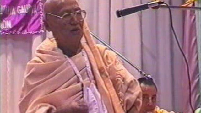 Москва 1999 - часть 8. Его Божественная Милость Шрила Бхакти Валлабха Тиртха Госвами Махараджа