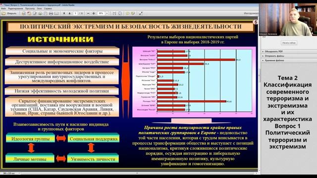 Политический экстремизм и терроризм