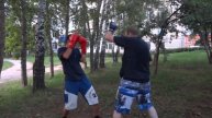 Спарринг Алексея Мягчилова с Павлом Григорьевым (г. Чебоксары, 30.07.2013 г.)