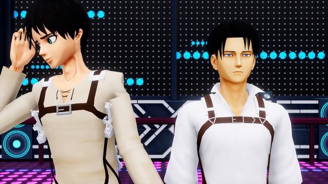 I'm blue (Levi x Eren) MMD