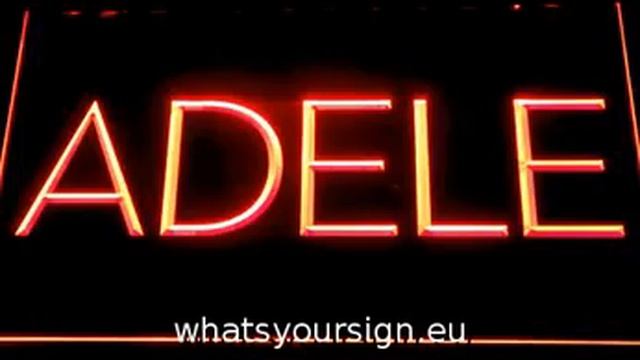 Adele LED Neon Sign