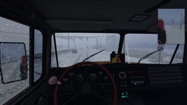 Euro Truck Simulator 2.Покатушки зимой №7.