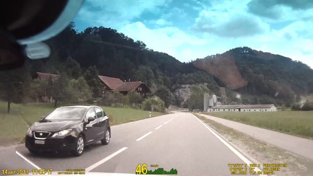 Швейцария дорога в маленьких городках