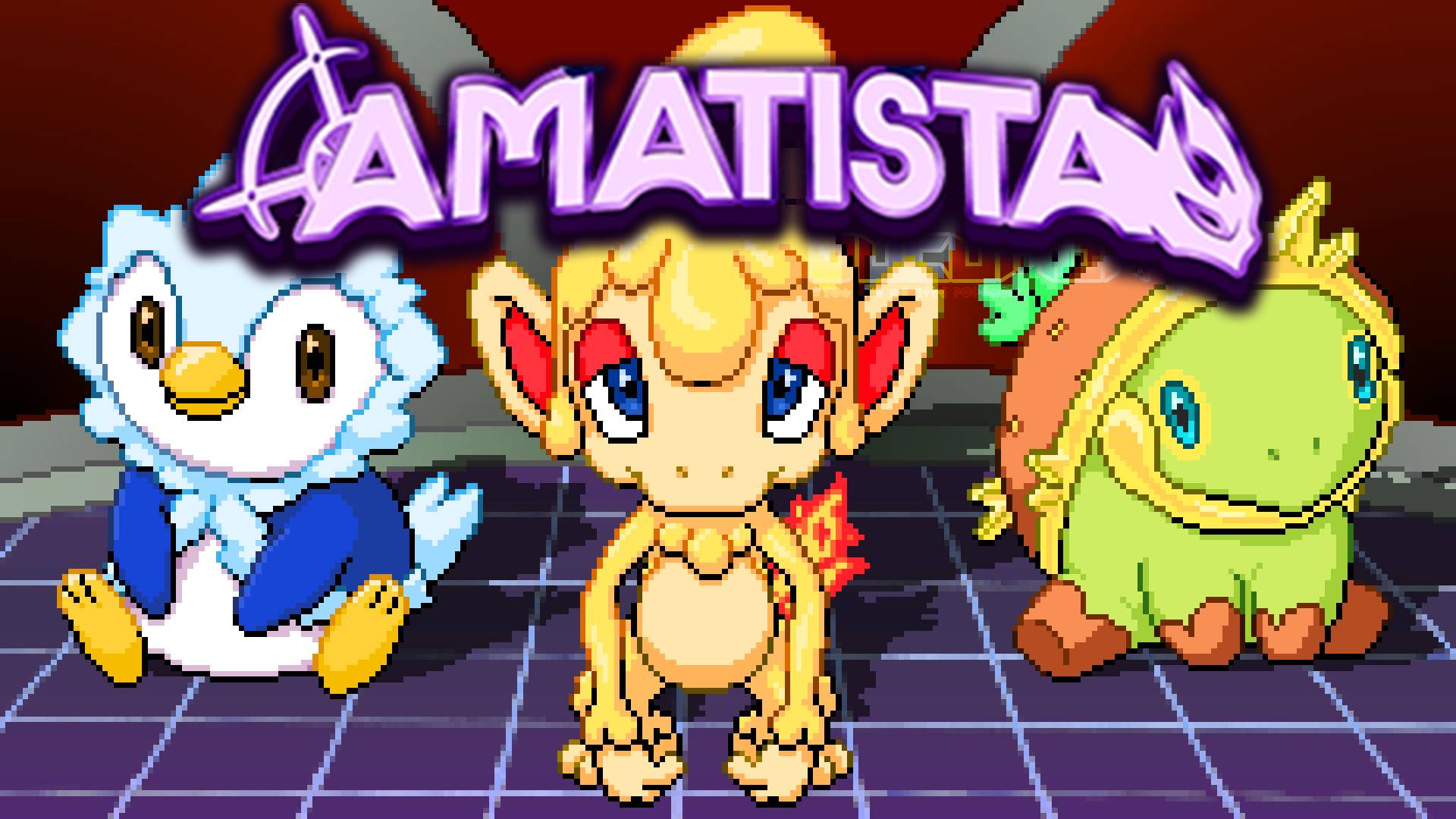 Pokemon Amatista — Фанатская игра о Гиратине, команде Галактика, исследующей параллельный мир.