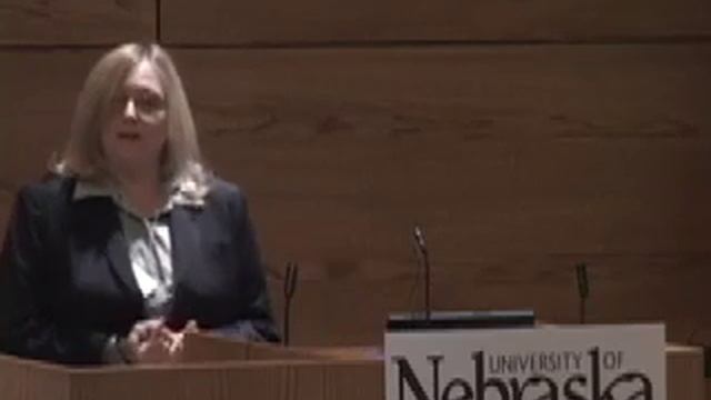Janice L. Reiff Lecture, Segment 1
