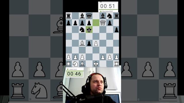 Ловушка в шотландской партии #chess #шахматы