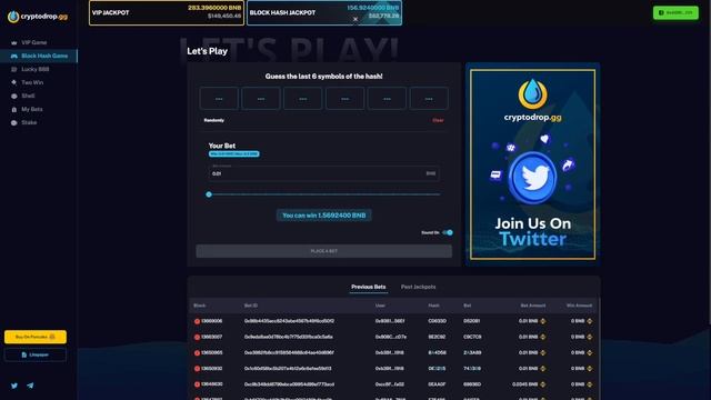 CRYPTODROP - ON CHAIN GAMIFICATION - CDROP TOKEN