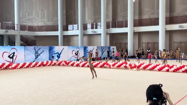 Всероссийская клубная лига г. Сочи 2023/Художественная гимнастика/Быкова Виктория/2013г.р./Обруч.