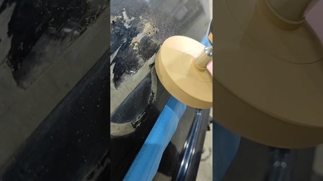 Удаление двустороннего скотча с кузова авто.