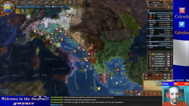 Let's Play EUIV - Venice Tutorial Ep  1 - What is a Kebab?