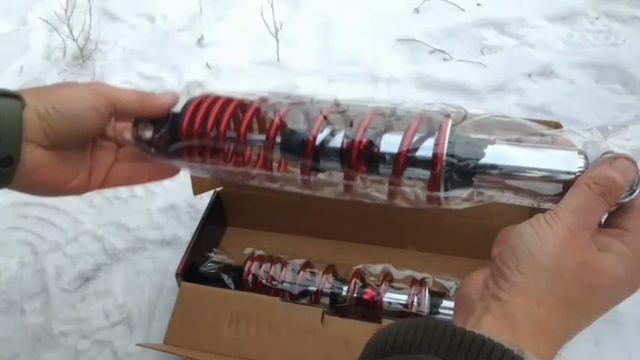 Замена аммортизаторов на мопеде Кольт.