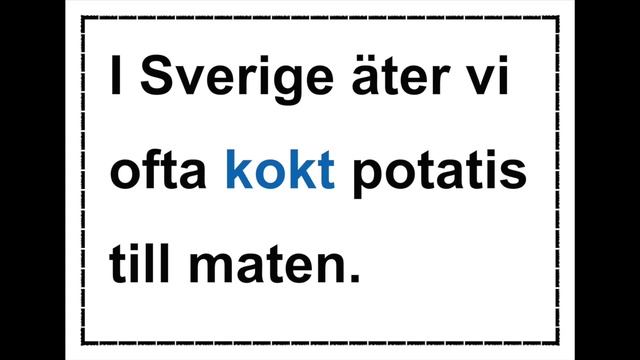 Lär dig svenska - Dag 31 - Fem ord per dag - Matord! - A2-CEFR - Learn Swedish - 71 undertexter!
