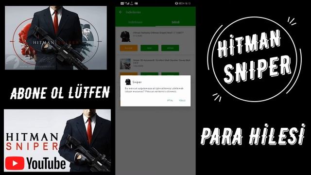 HİTMAN SNİPER APK HİLE / HİTMAN SUİKASTÇİ HİLE / HİTMAN  PARA HİLESHİLESİ / HİTMAN SNİPER MOBİL