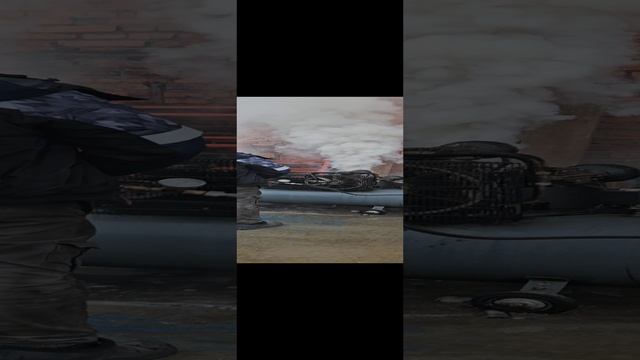 Дым с аппарата высокого давления с подогревом. АВД. Керхер HDS.