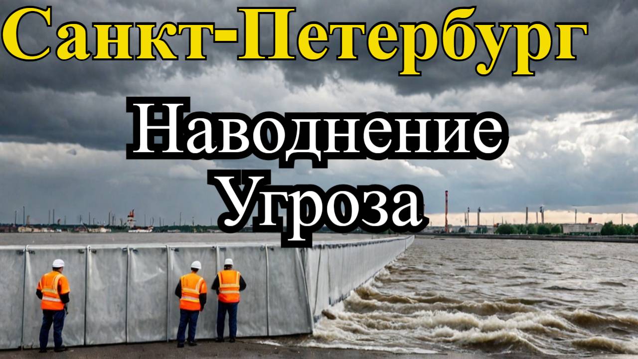 Дамбу в Петербурге закрыли из-за угрозы наводнения